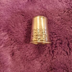 Russian Antique Sterling Thimble With A History