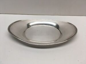Vintage Signed Birks Sterling Silver Small Oval Tray 5 5 8 No Monogram 60g