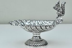 Wmf Stunning Art Nouveau Silver Plated Squirrel Nut Fruit Centrepiece Signed