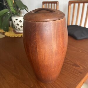 Early Production Teak Ice Bucket By Jens Quistgaard For Dansk Vgc