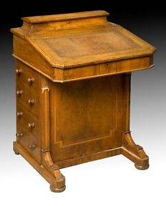 Walnut Davenport Desk England 19th Century 
