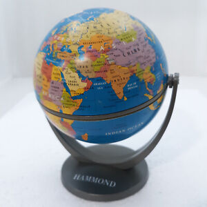 Hammond World Earth Globe Desktop Swivel And Tilt 5 Inch Mini Globe