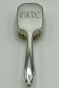 International Sterling Silver Brush Monogramed B