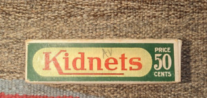  Kidnets Patent Kidney Medicine C 1910 Box W Full Bottle Nos Quack Medicine