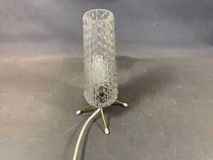 Antique Small Lamp Bedside Or Table Glass Design Of 20 Me Years 1950