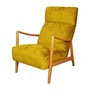 Mid Century Chair Hi Back Lounge Chair Danish