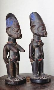 African Art Ibeji Pair Yoruba Nigeria