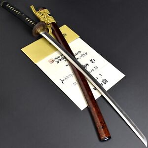 Authentic Nihonto Japanese Long Sword Katana Muneyuki W Nthk Certificate