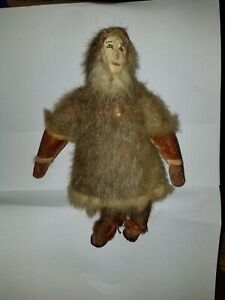 Antique Female Eskimo Doll Late 19th Century
