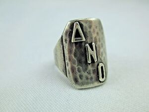 Antique Arts Crafts Chicago Art Silver Shop Sterling Silver Ring 1912 34 219b