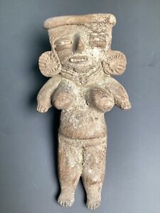 Ancient Pre Columbia Chupicuaro Figure Tall 4 1 2 Inch 3