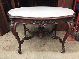 Rosewood Marble Top Table