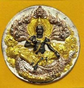 Thai Amulet Phra Jatukam Ramathap V Ak Ka Ra Ma Ha Set Tee 5 2cm Rare Real 