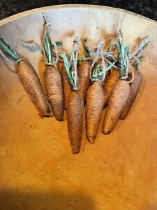 Grungy Carrot Ornaments