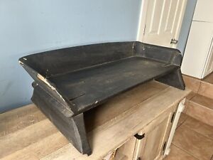 Antique 1900s Wood Carriage Bench Seat