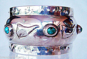 Liberty Co Cymric Napkin Ring Sterling Silver Gemset 1904 Arts Crafts 4740 