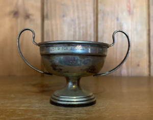 1959 Ice Dance Vintage Silver Plate Trophy Loving Cup Trophies Trophy