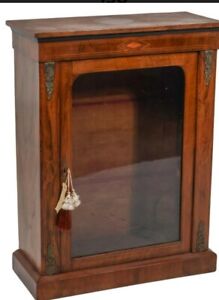 Antique French Wooden Vitrine Display Cabinet 