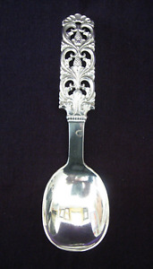 Norwegian 830 Silver Brodrene Lohne Kloster Serving Spoon Nm68 C 1950