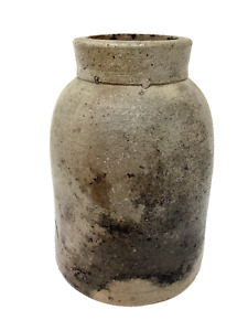 Antique Stoneware Crock Fermentation Kimchee Jug Rustic Decor Primitive