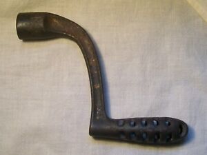 Cast Iron Grate Shaker Handle With Square End For Wood Stove Vintage