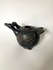Antique Duck Bird Pottery Vase Thai Sawankhalok