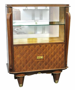 French Art Deco 1940 S Showcase Display Cabinet Vitrine By Jules Leleu