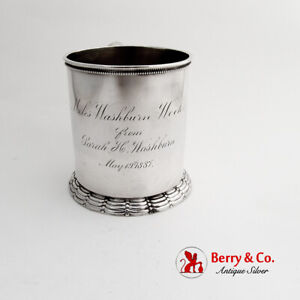 Aesthetic Childs Cup Gilt Interior Gorham Sterling Silver 1887 Date Mark