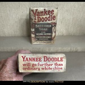 1890 1910 Country Store Advertising Box Of Yankee Doodle Laundry Soap Unopened