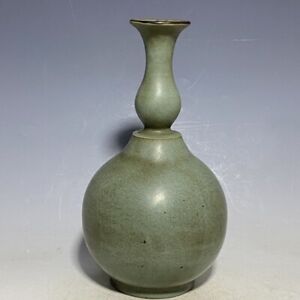 10 4 Song Dynasty Old Antique Guan Kiln Ru Porcelain Cyan Glaze Lce Crack Vase
