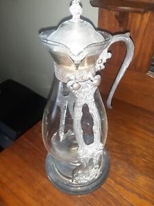 Vintage Sheridan Silverplate Taunton Mass 15 1 2 Tall Coffee Carafe Warmer