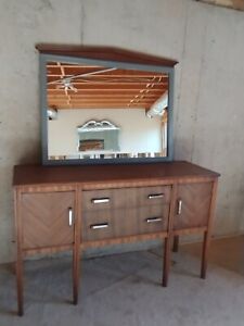 Mid Century 40 S 50 S Buffet Sideboard Restored Good To Great Cond Clean Lines