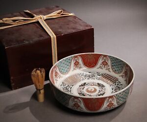 Antique Japanese Imari Ware Porcelain Gilt Hand Painted Plate Meiji Era 19th C