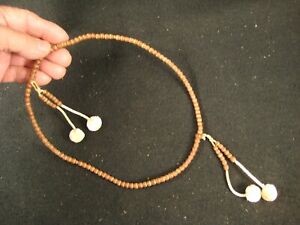 Vintage Japanese Woodden Bead Ojime Buddhist Prayer Beads 