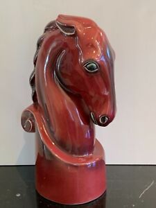 Haeger Mid Century Art Pottery Horse Head Statue Sculpture