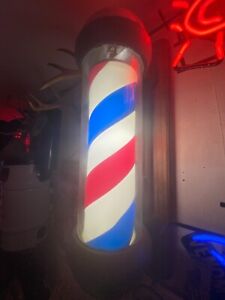 Barber Pole Emil J Paidar Co Chicago Ny Working Condition Rare