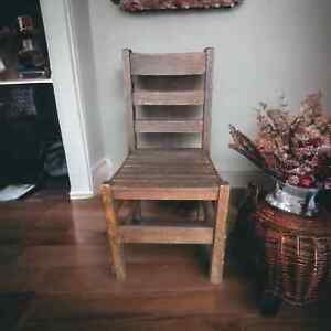 Early 1900s L Jg Stickley Ladder Back Accent Chair