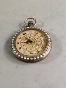 Old Chinese Copper Handmade Zodiac Mechanical Watch Pocket Watch 82056