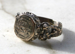 Antique Greek Signet Ring Mid 18th To 19th Century Ottoman Period Size 10