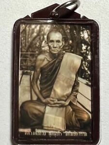 Phra Lp Kuay Rare Old Thai Buddha Amulet Pendant Magic Ancient Idol 29