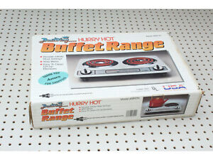 Broil King Electric 2 Burner Table Buffet Range Hot Plate Br7h 1650 Watt Nib Ex 