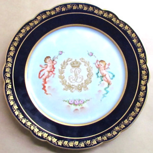 Sevres Porcelain King Louis Philippe Chateau De Tuileries 9 Plate Ref9991 