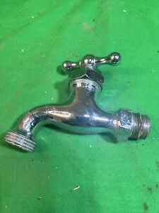 Vintage Brass Water Spicket Spigot Water Nozzle Faucet Handle Plumbing
