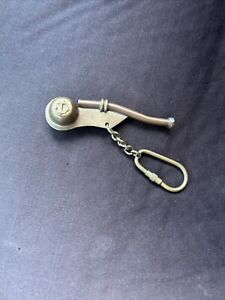Vintage Brass And Copper Whistle Boatswain S Mate Whistle Navy Nautical Bosun