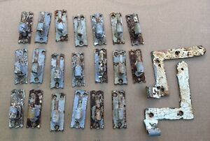 Lot Of 20 Matching Antique Vintage Cast Iron Shutter Hinges Hinge Posts 10 Pair