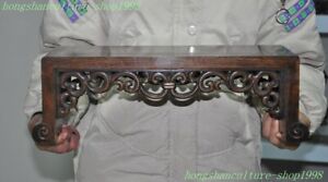 16 8 Collect Old China Chinese Huanghuali Wood Hand Carved Table Desk Statue