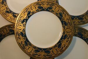Beautiful Royal Worcester Set Of 12 Cabinet Plates Antique