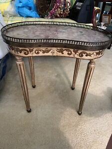 Antique French Louis Xv Style Table Marble Top Stunning 1800 S