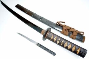 Japanese Samurai Wakizashi Sword Kuniie Katana Nihonto W Superb Koshirae