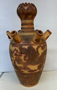 Chinese Antique Underglaze Red Vase 18 Inches Ming Xuande